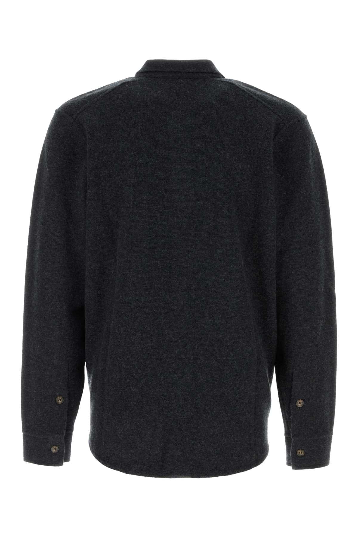 Midnight Blue Cashmere Minsk Shirt Exterior: Camicie
