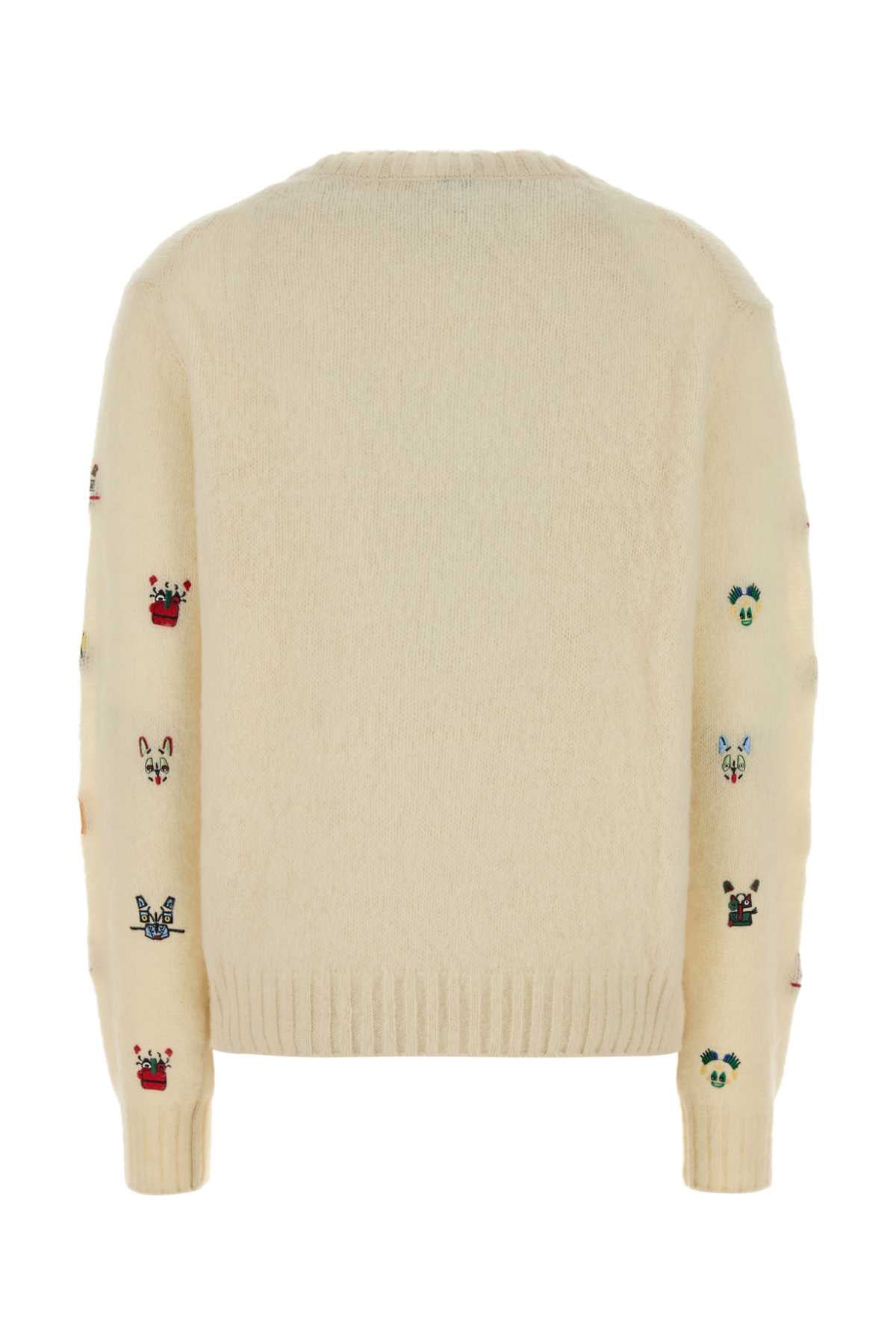 S359y14kih Whitemulticolor Exterior: Wool Nylon Maglieria