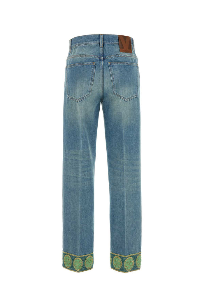 Denim Jeans Mediumbluedenim Exterior: Cotton