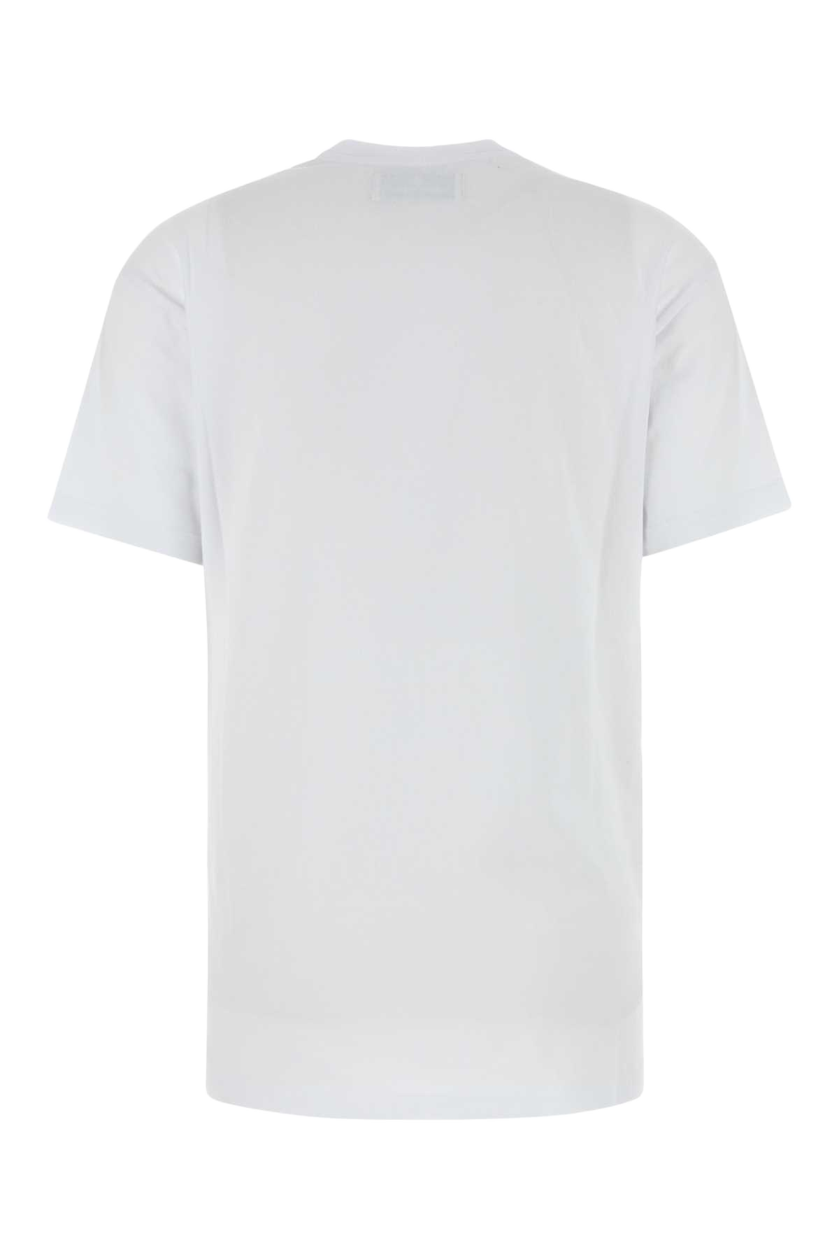 White Cotton T-Shirt A401 Exterior