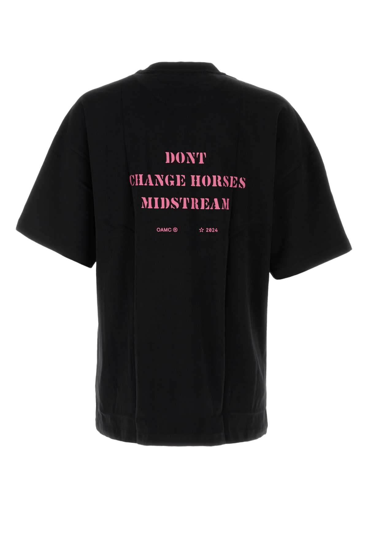 Black Cotton T-Shirt Exterior: Organic
