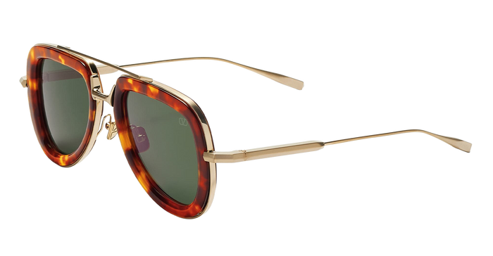 V-Lstory - Honey Tortoise Light Gold Acetate Sunglasses