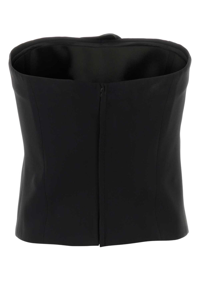 Black Satin Bodice Nero Exterior: Silk Lining: Maglie