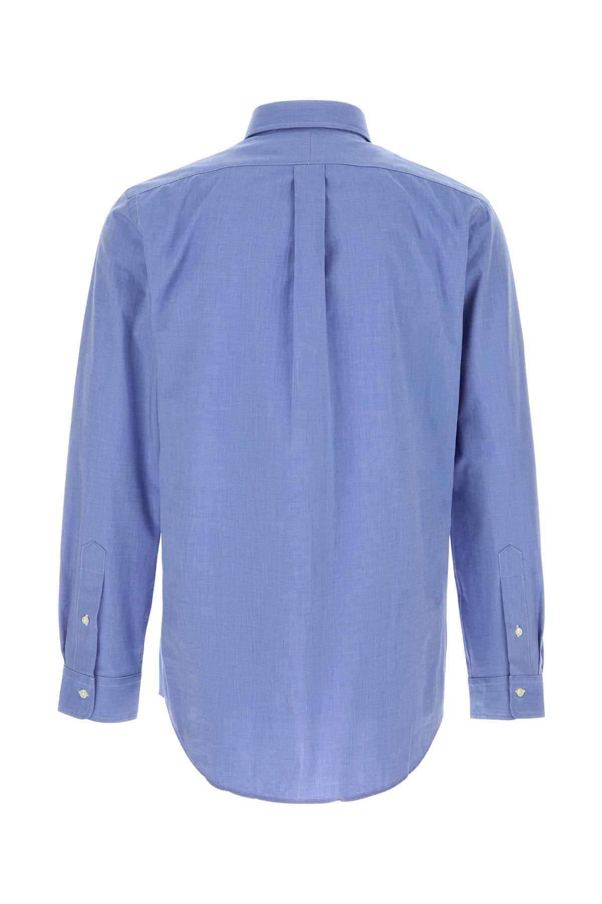 2865blueendonend Exterior: Cotton Elastane Camicie