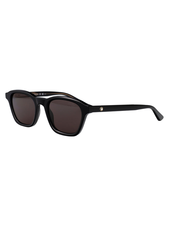 Mb0384s 001 Black-black-grey Recycled Acetate Sunglasses