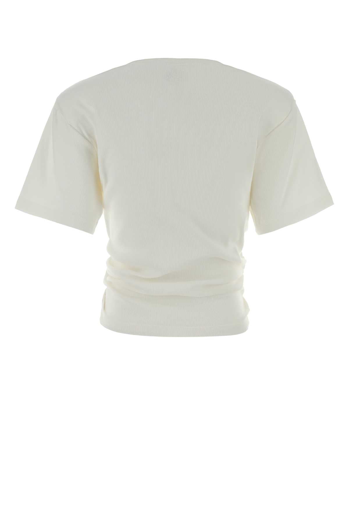 Cream Exterior: Cotton Elastane T-shirt