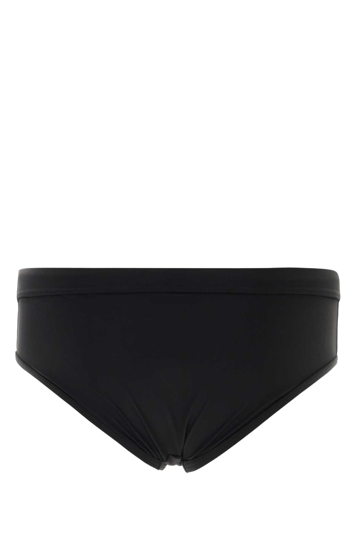 Black Stretch Nylon Swimming Brief Nero Costumi Da Bagno