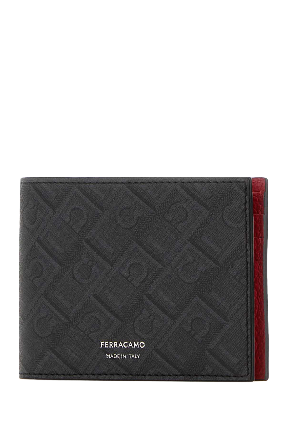 Printed Canvas Wallet Nergriflared Exterior: Fabric Portafogli