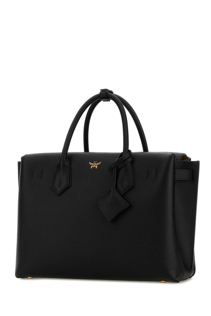 Black Leather Milla Handbag Borse A Mano