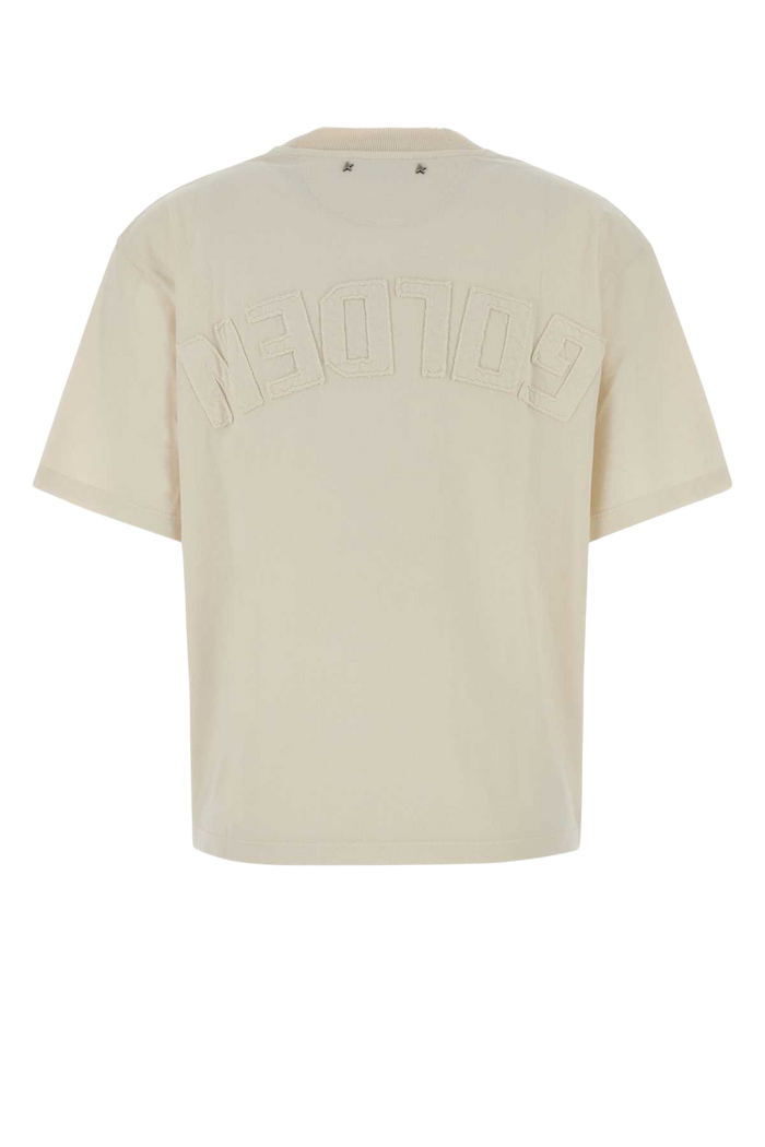 Cream Cotton T-Shirt Heritagewhite Exterior