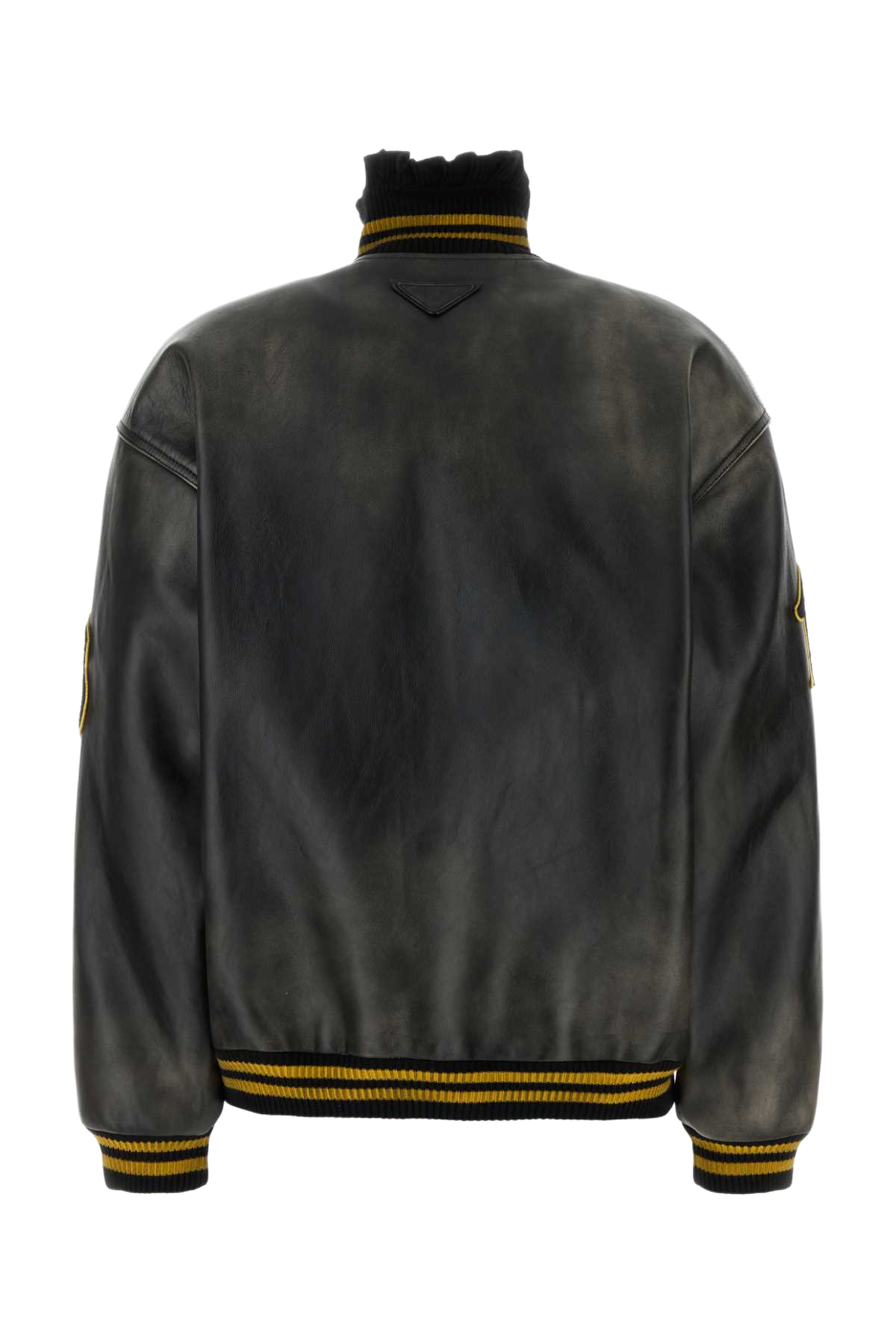 Black Leather Jacket Nero Vitello Giacche In Pelle