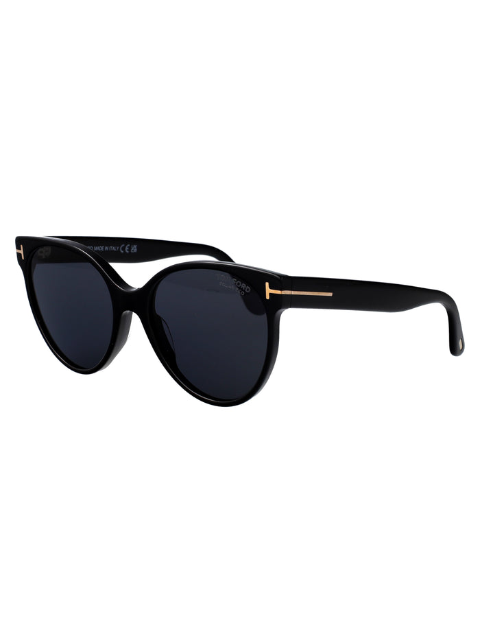 Ft1311 01d Nero Lucido / Fumo Polar Acetate Sunglasses