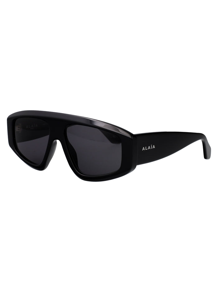 Black-black-grey Recycled Acetate Sunglasses