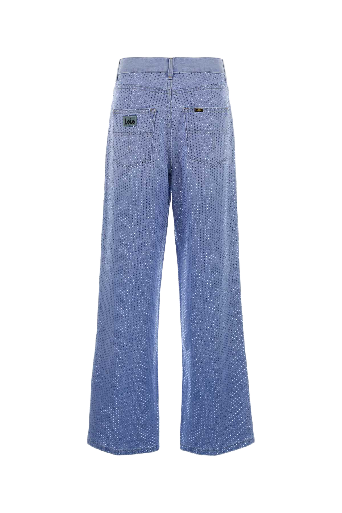 Embellished Denim Asha Jeans Dip Dye Crystal Exterior: Cotton