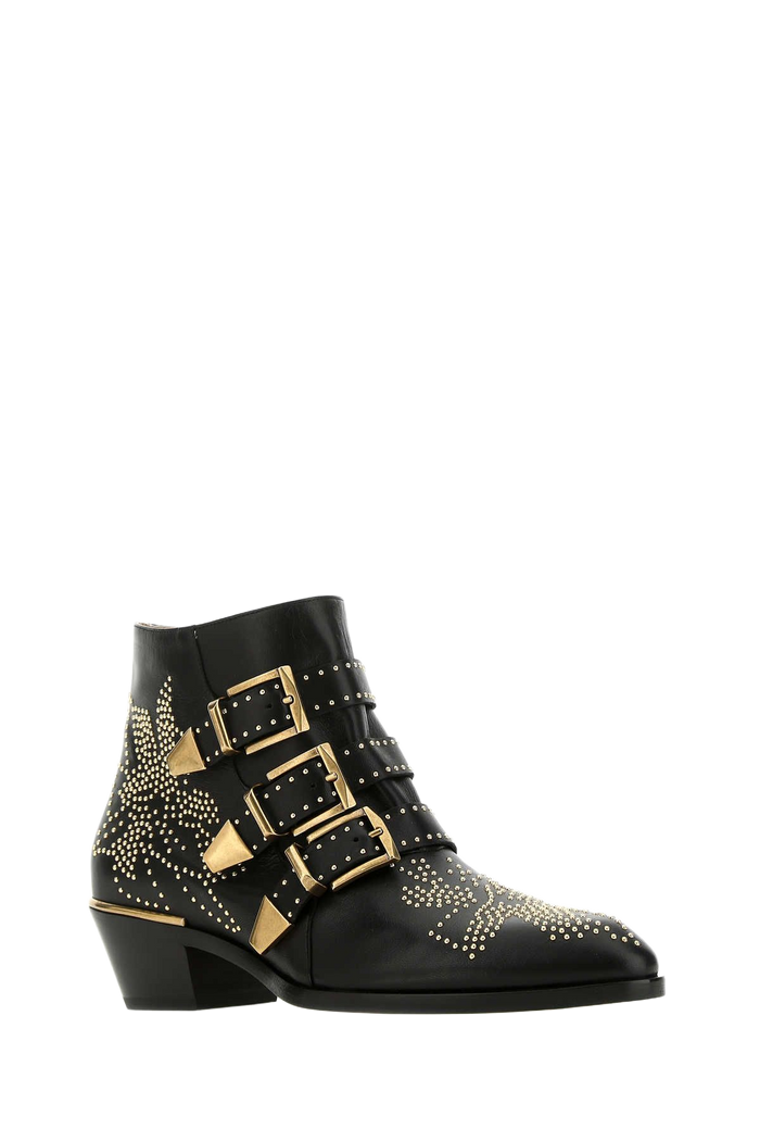 Embellished Nappa Leather Susanna Ankle Boots 0zy Stivali