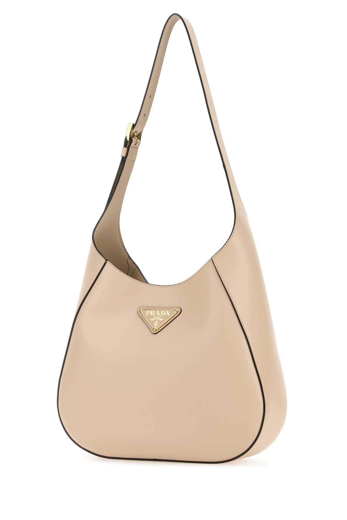Powder Pink Leather Shoulder Bag Travertinon Borse A Mano