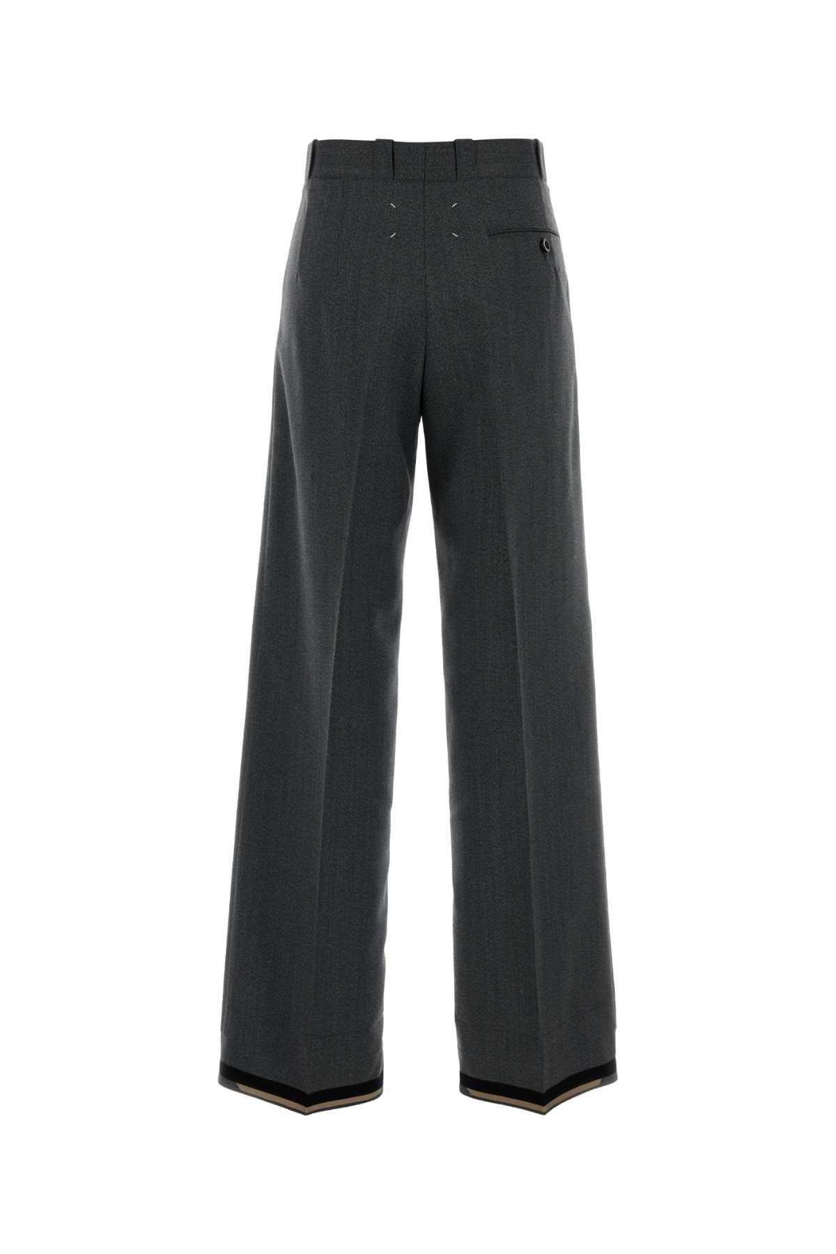 Pants Anthracite Exterior: Wool Polyester Pantaloni
