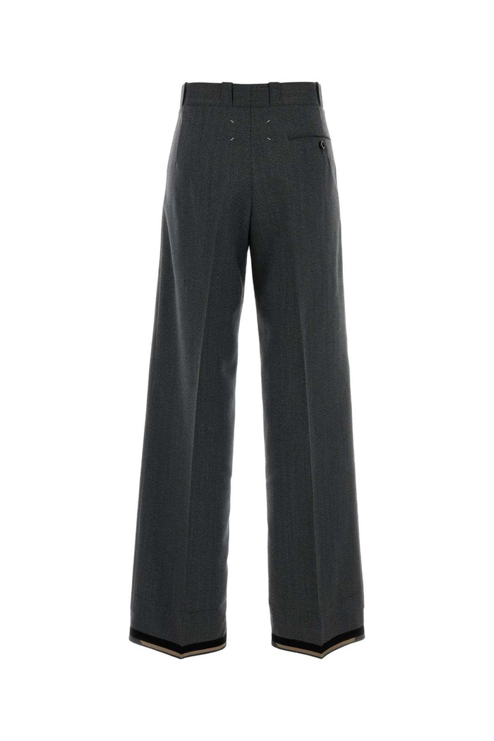 Pants Anthracite Exterior: Wool Polyester Pantaloni