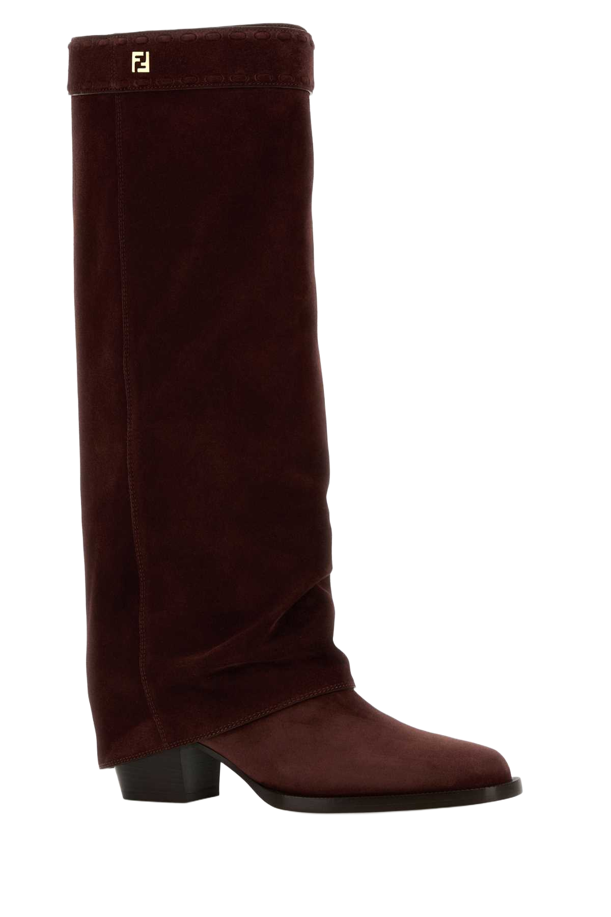 Burgundy Suede Minerva Boots Winery Stivali