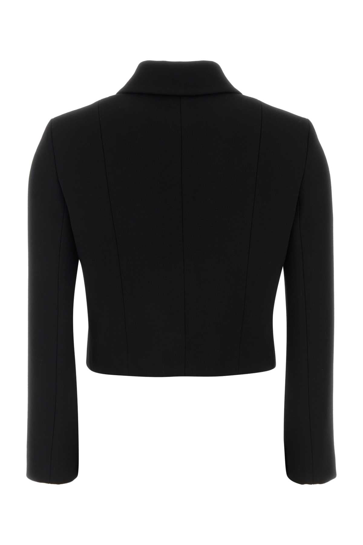 Black Wool Giacche E Gilet