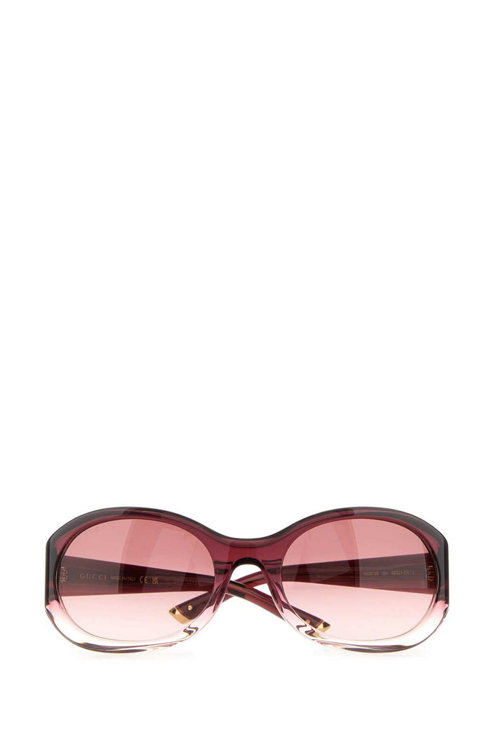 Burgundy Acetate Sunglasses Redburgundyred Exterior: Occhiali Da Sole