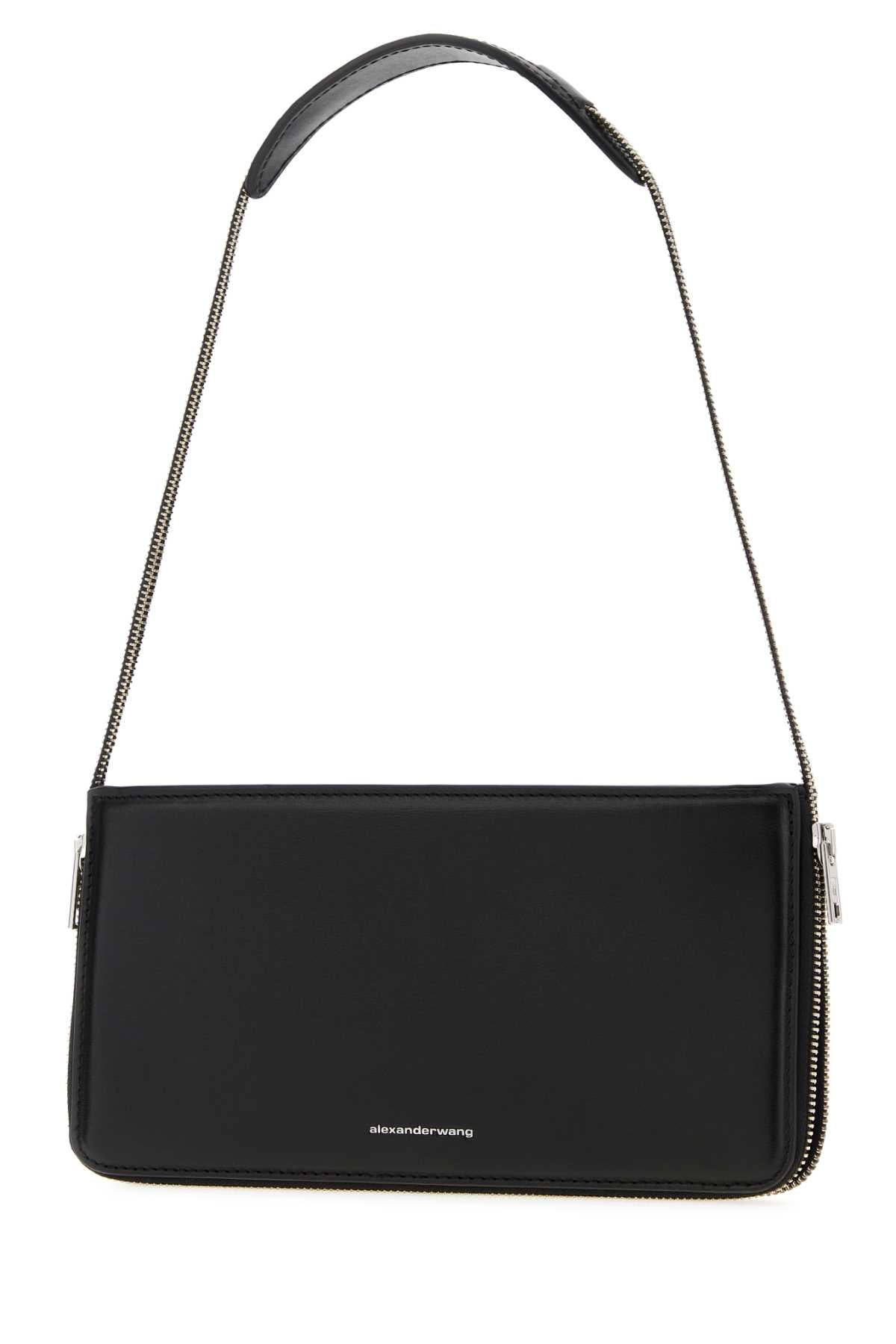 Black Leather Mini Siren Shoulder Bag Borse A Mano