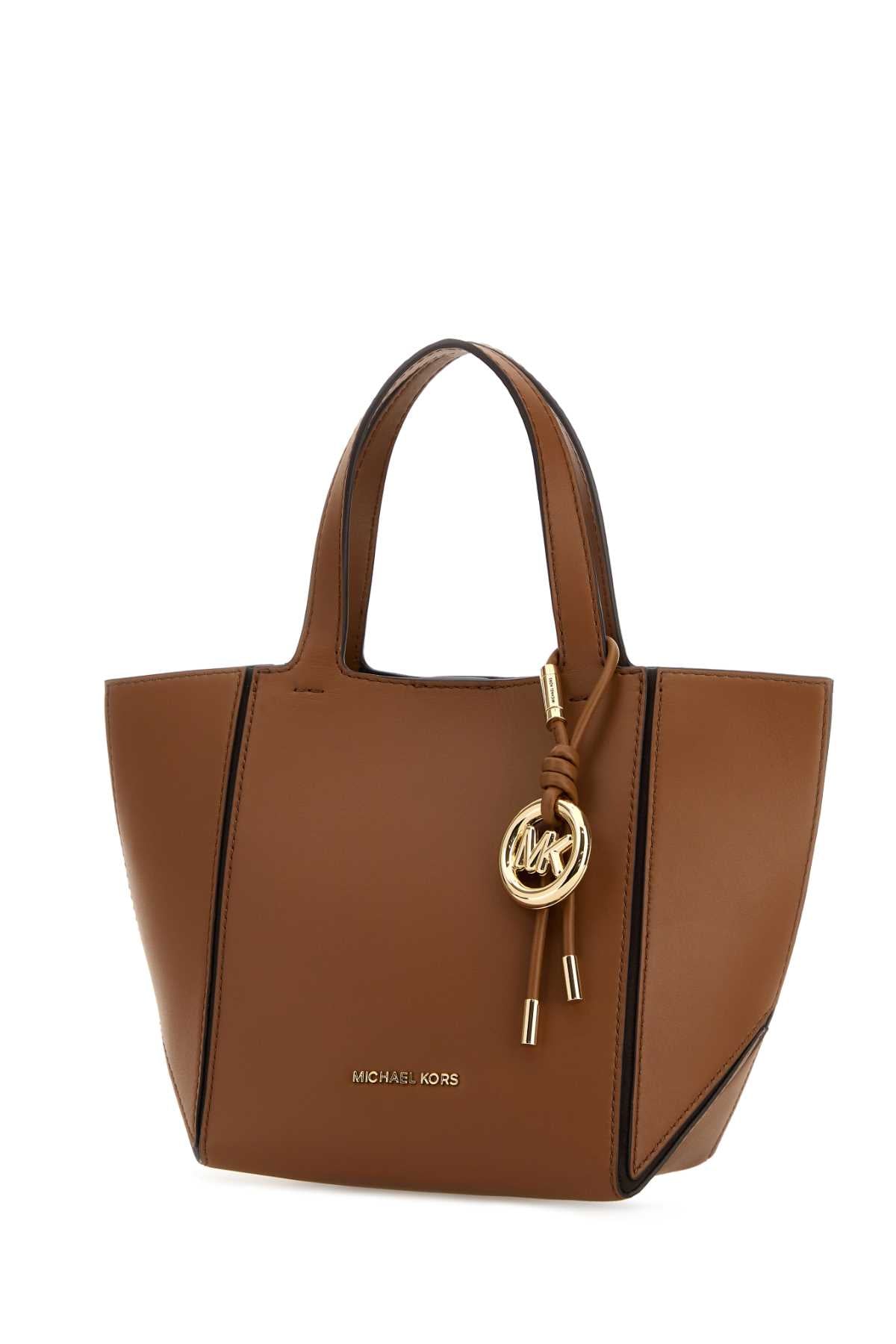 Caramel Leather Jordi Handbag Luggage Cow Borse A Mano