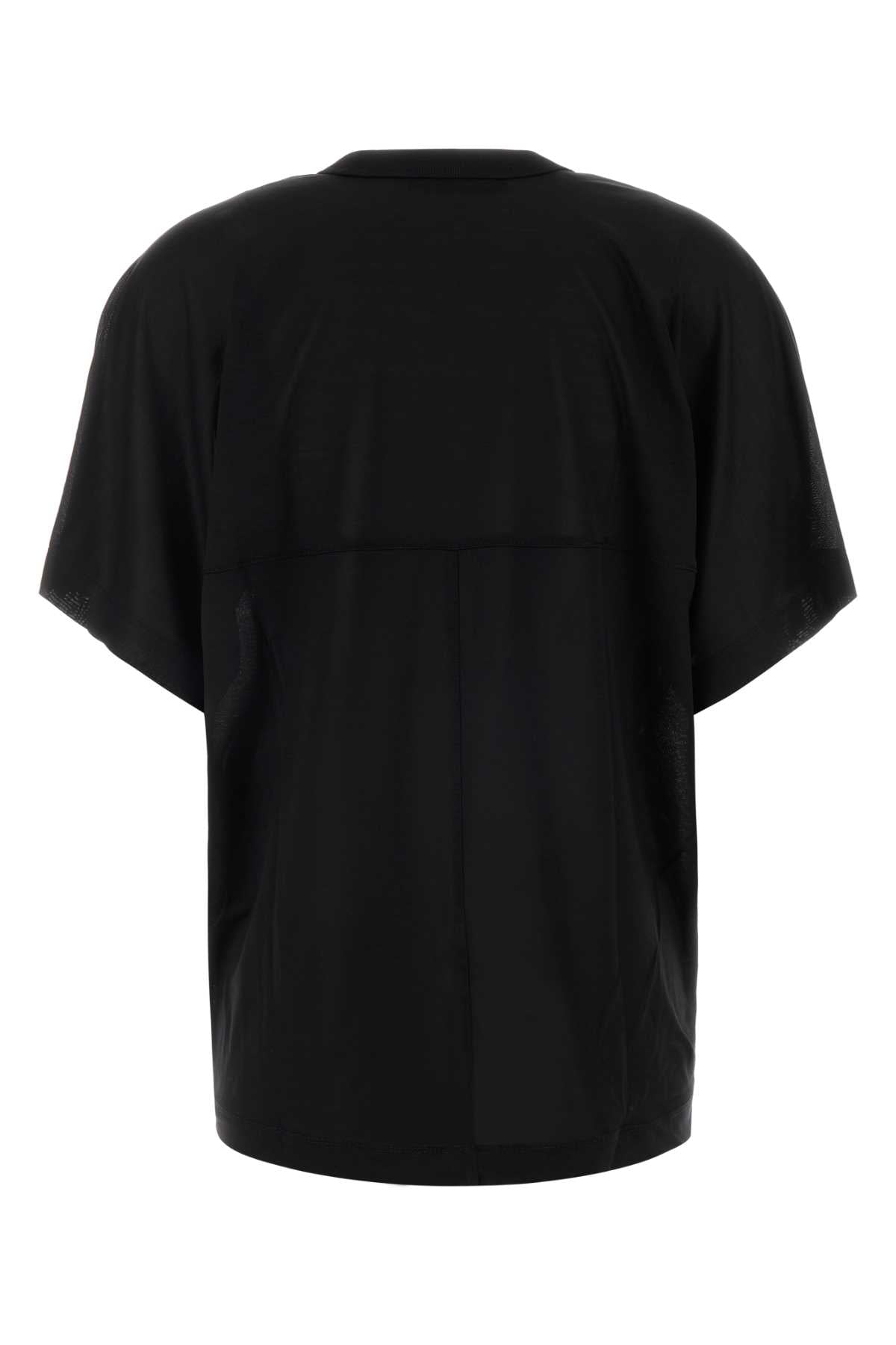 Deepblack Exterior: Silk T-shirt