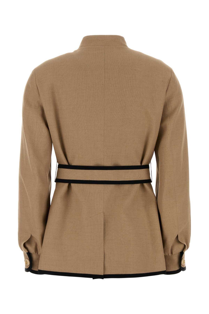 Beige Giacche E Gilet