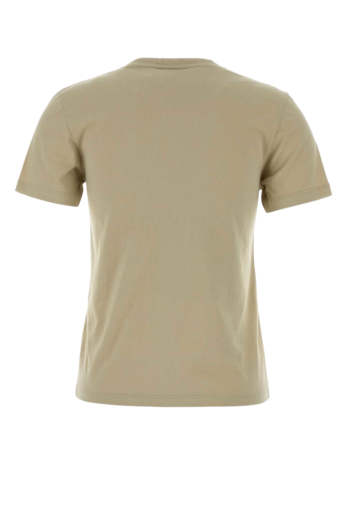 Beige Cotton T-Shirt Tealeaf