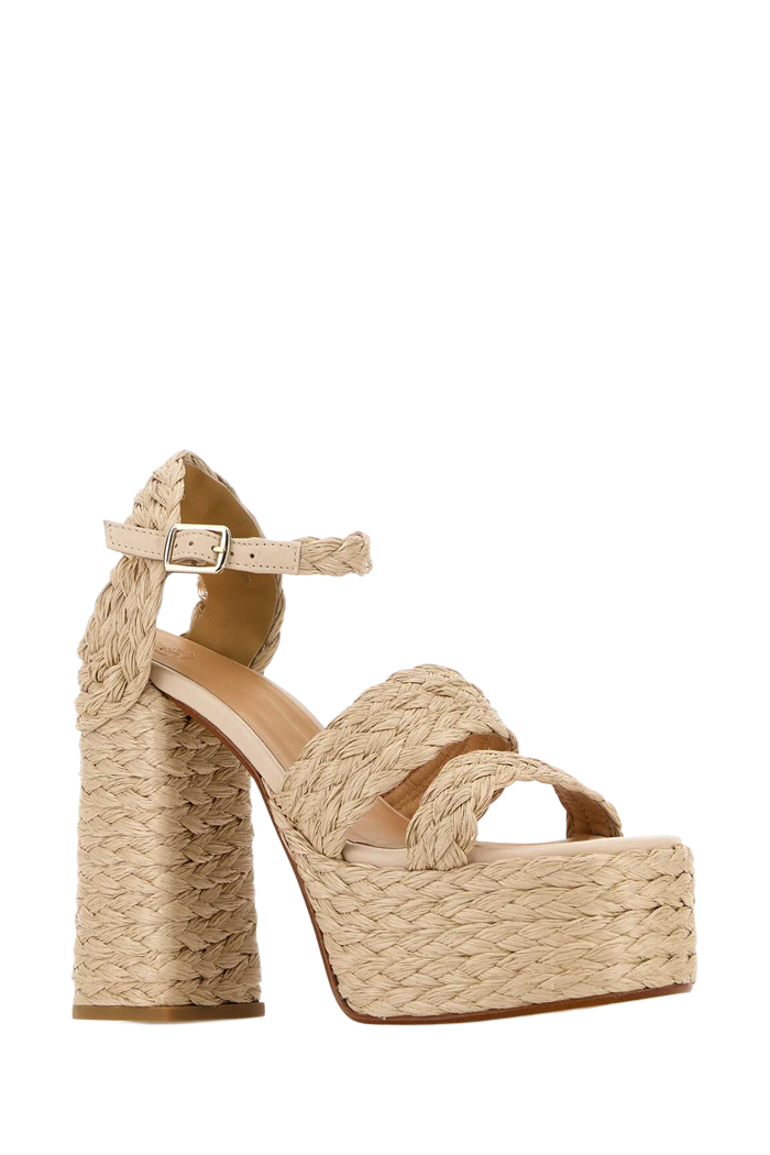 Raffia Fresa Sandals Crudo Espadrillas