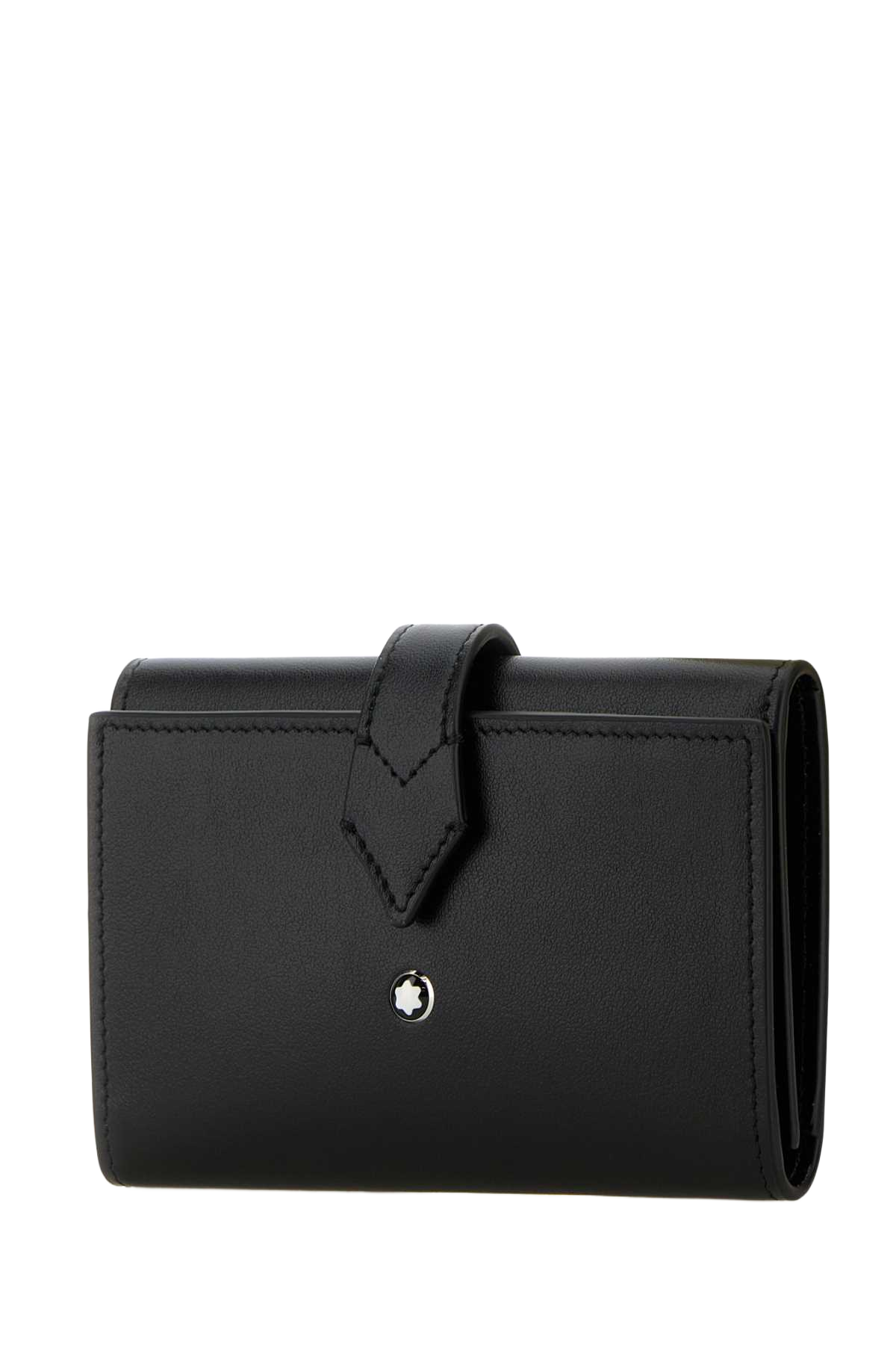 Black Leather Wallet 000 Exterior: Calf Portafogli