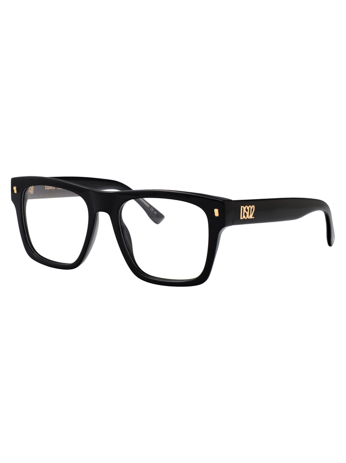 D2 0037 Black Gold Acetate Optical
