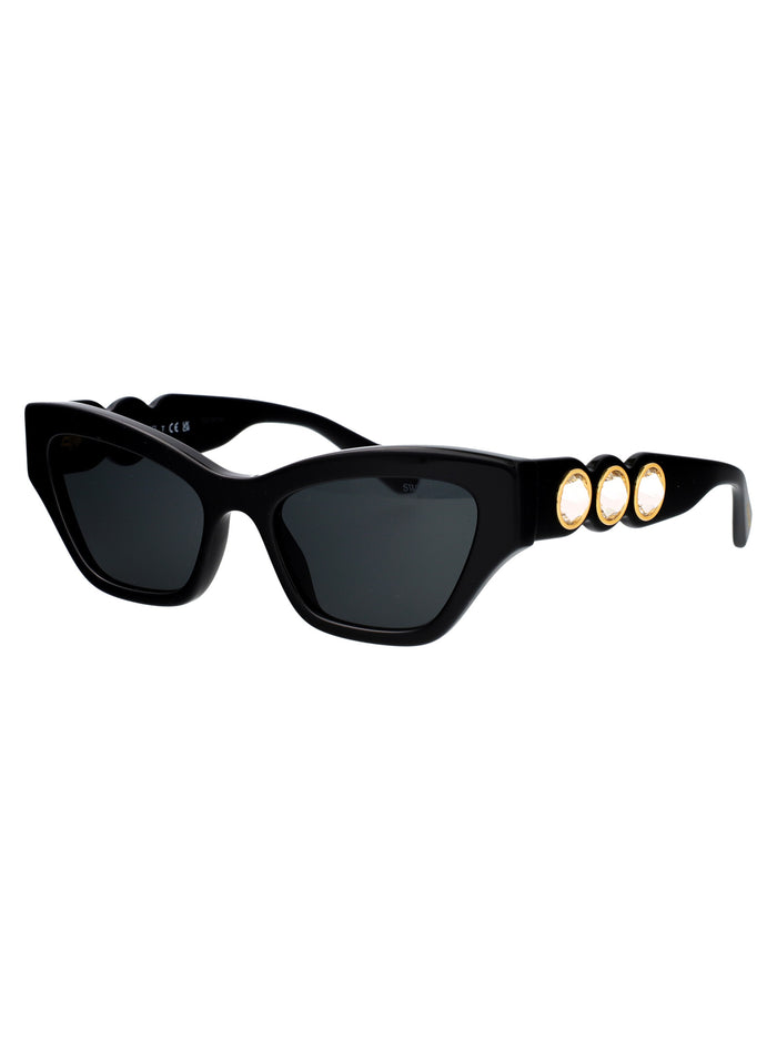 0sk6021 100187 Black Acetate Sunglasses