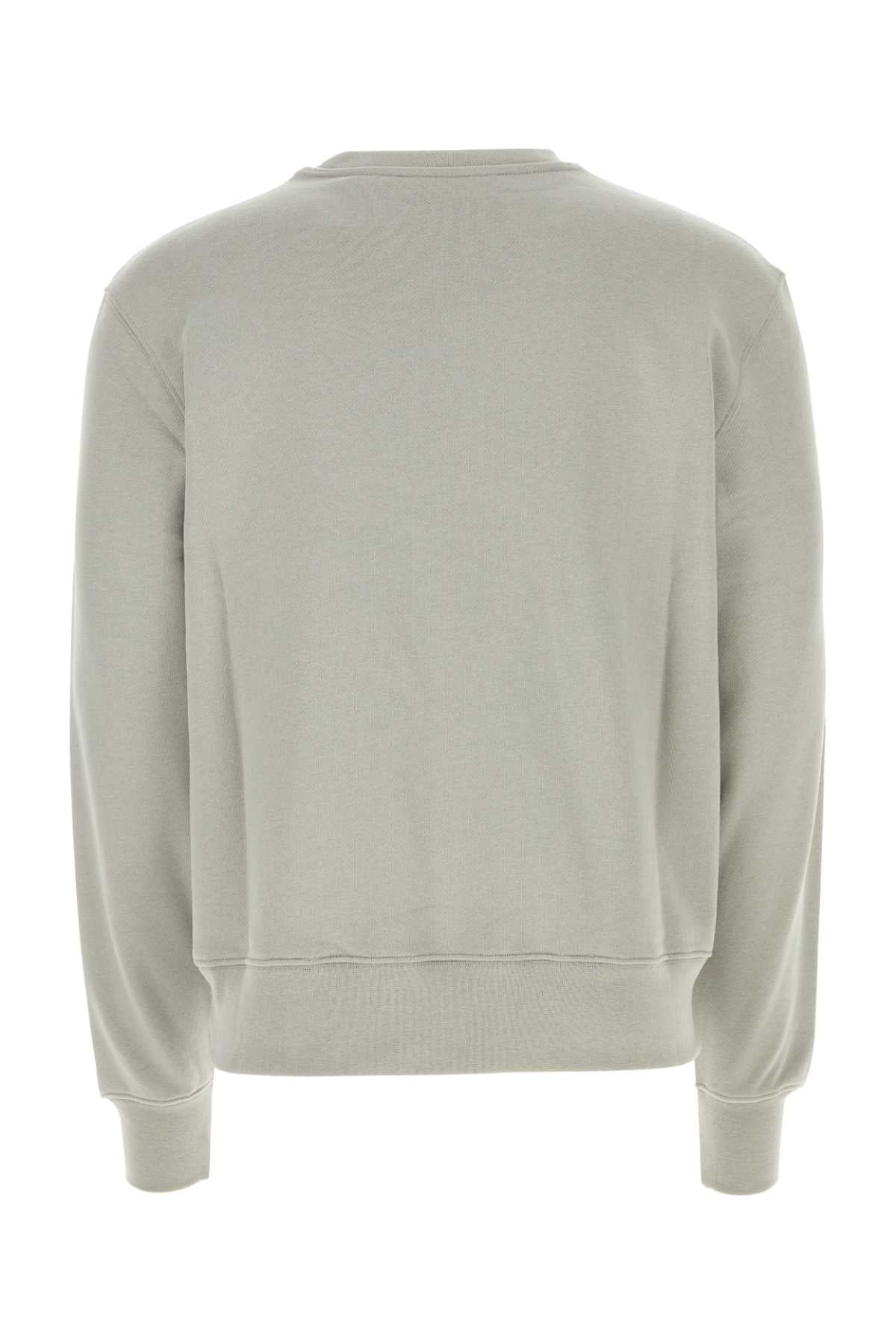 Grey Cotton Sweatshirt Exterior: Felpe