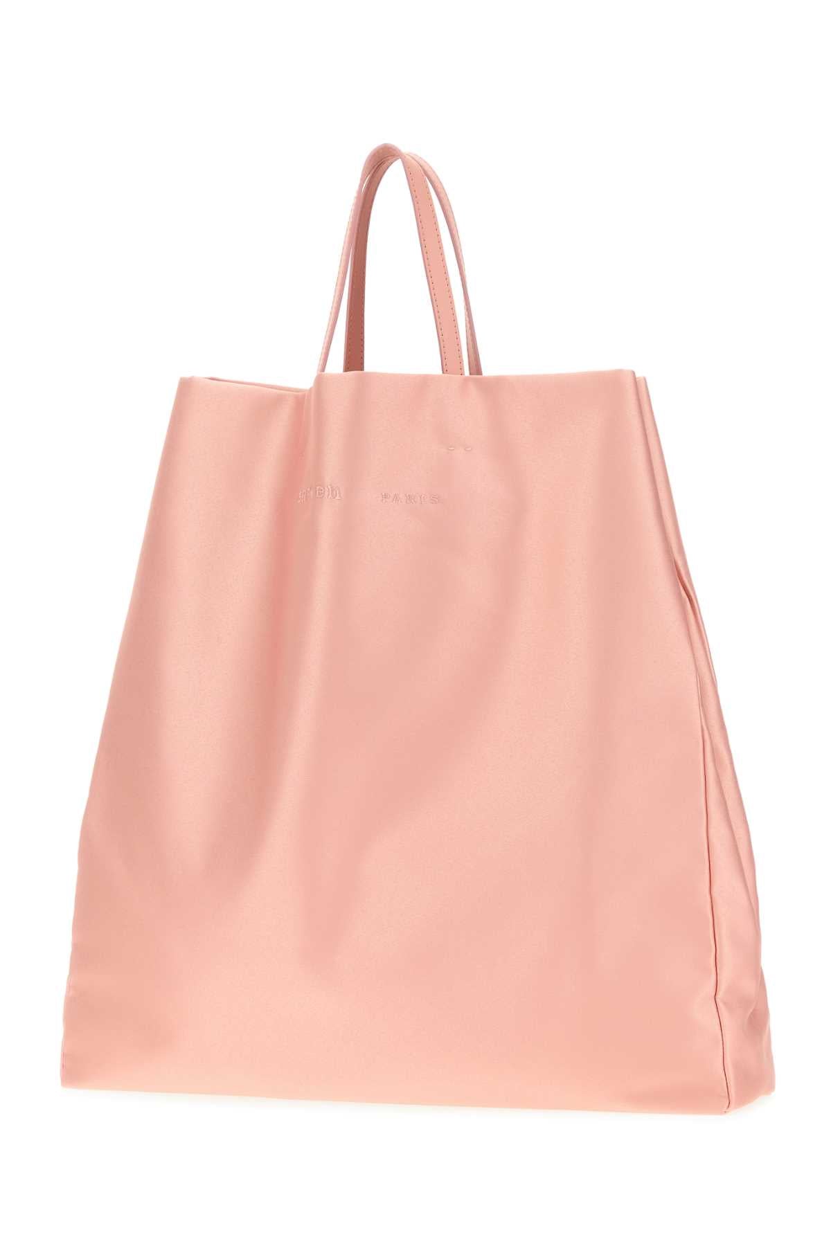 Pink Fabric Jeanne Shopping Bag Blush Borse A Mano