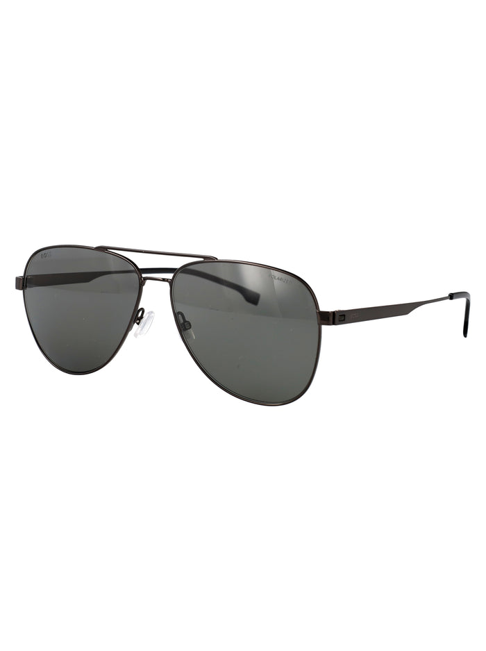 Boss 1641-S Dark Ruthenium Black Stainless Steel Sunglasses