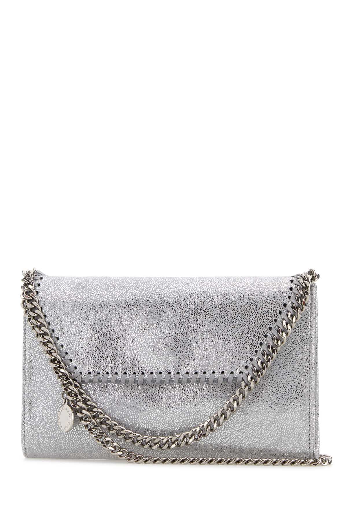 Silver Polyester Borse A Tracolla