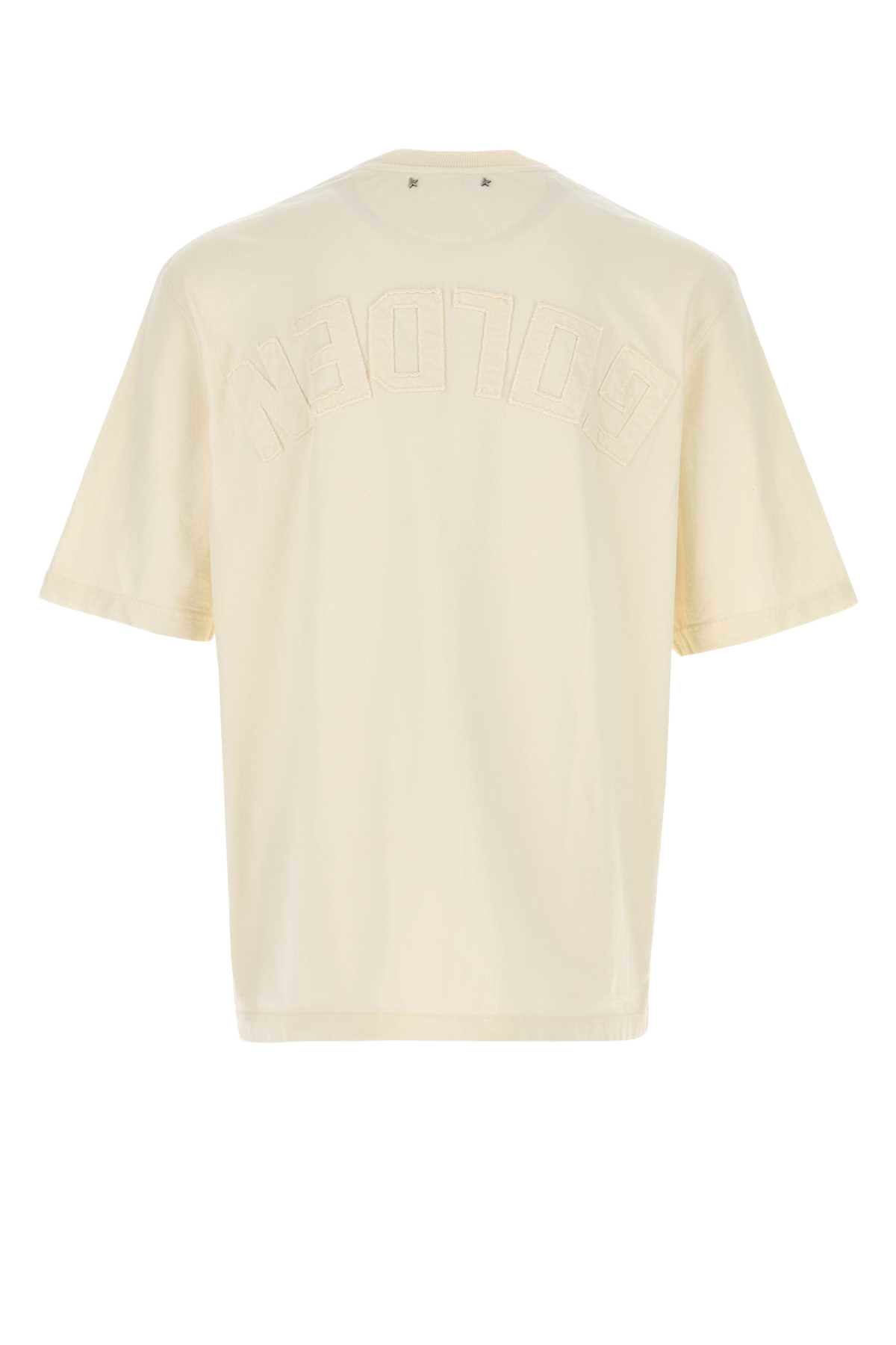 Cream Cotton T-Shirt Heritagewhite Exterior