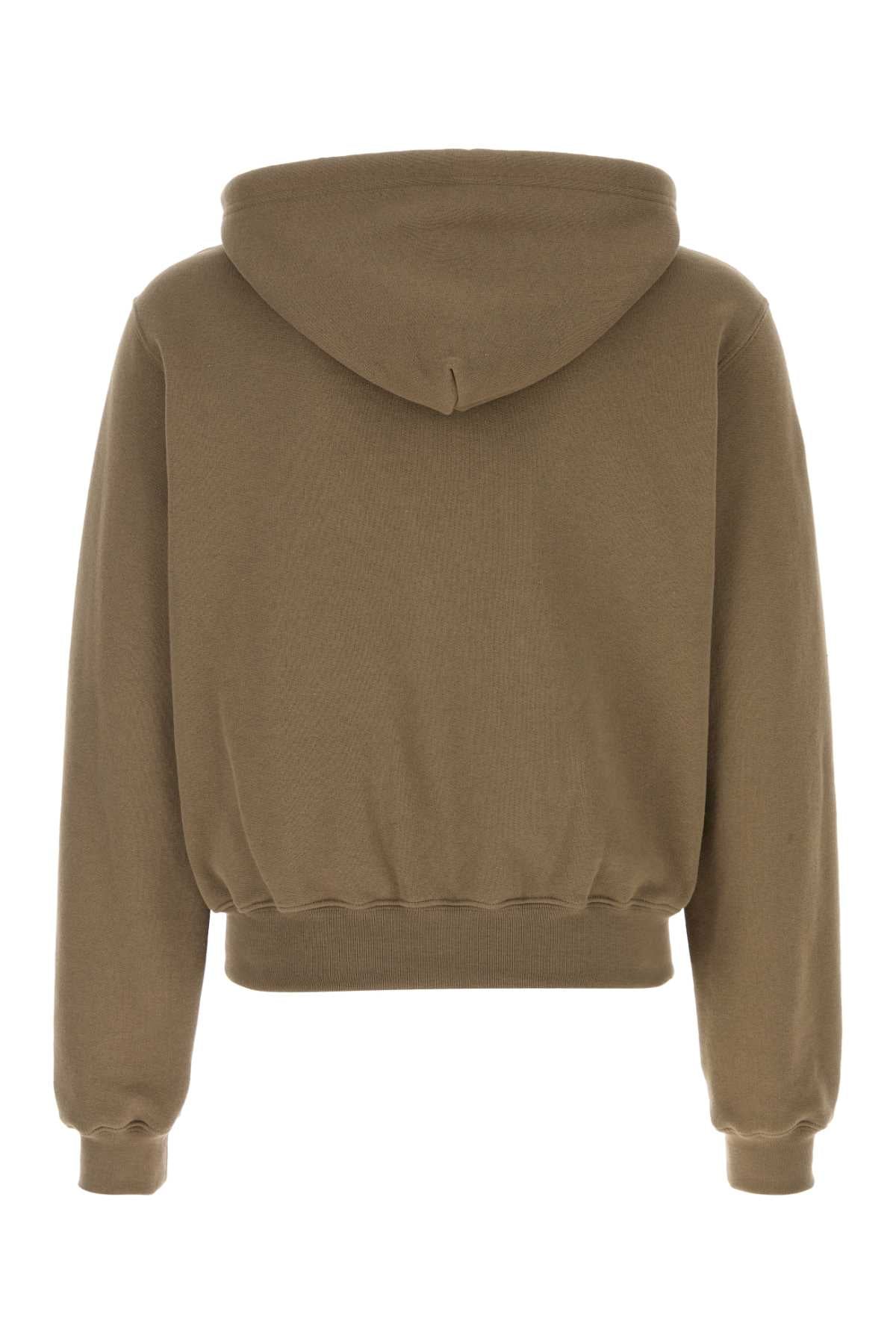 Cappuccino Cotton Provincia Sweatshirt 33_beige Exterior: Felpe