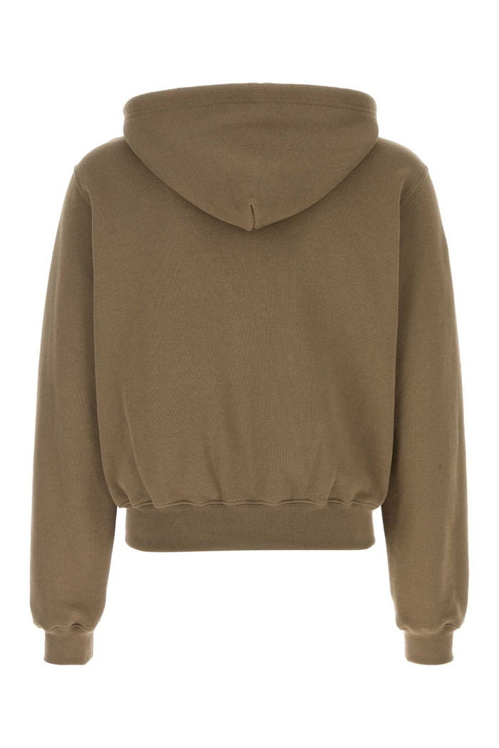 Cappuccino Cotton Provincia Sweatshirt 33_beige Exterior: Felpe
