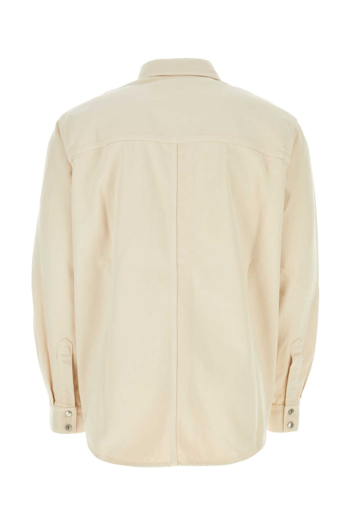 Ecru Exterior: Lyocell Cotton Camicie
