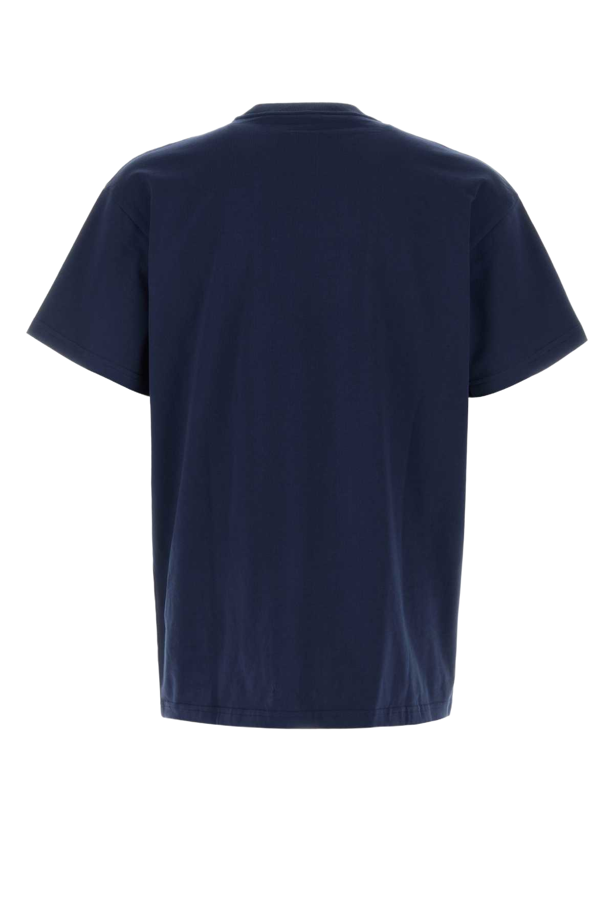 Navy Blue Cotton S-S Chase T-Shirt Exterior