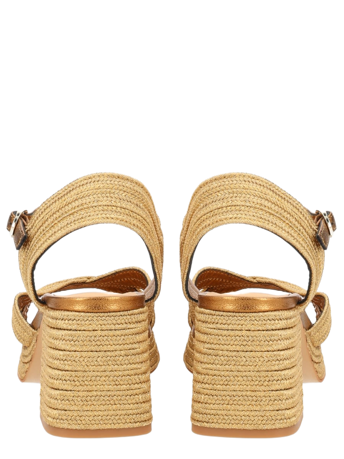 Espadrille Vallita Gold Heels