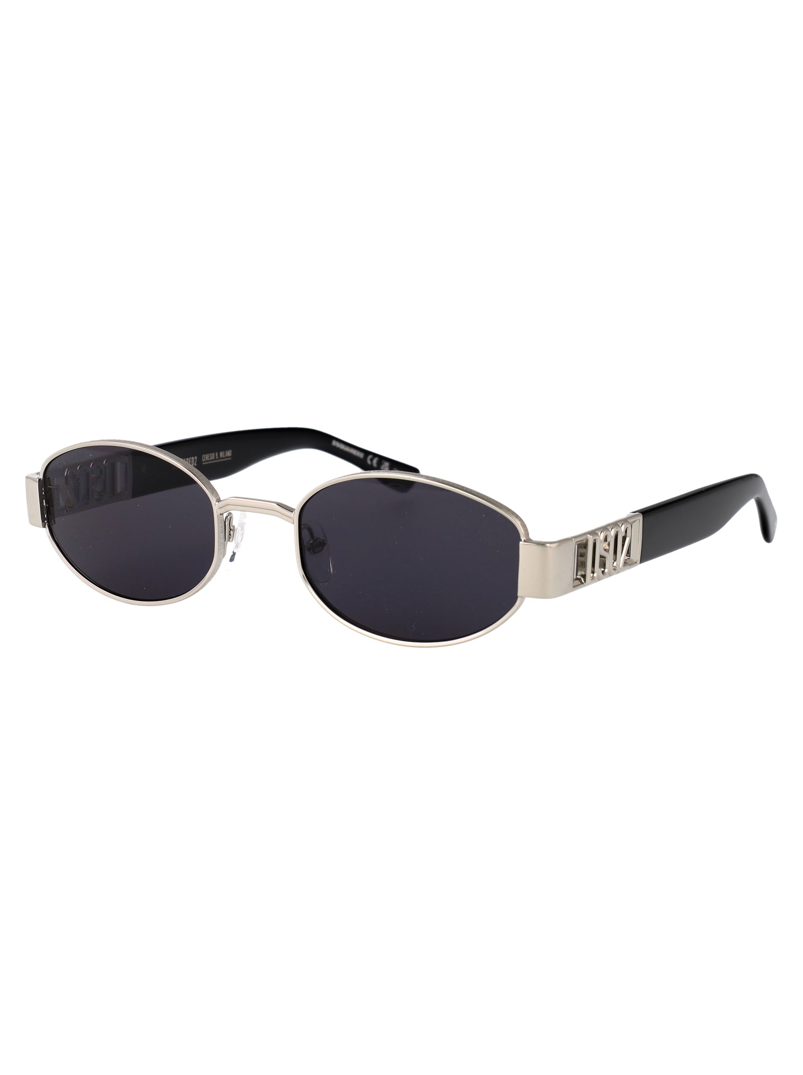 D2 0155-S 010 Palladium Metal Sunglasses