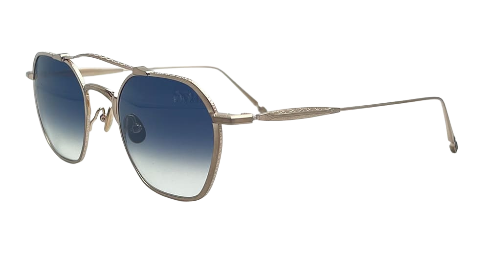 M3145 - Brushed Gold Titanium Sunglasses