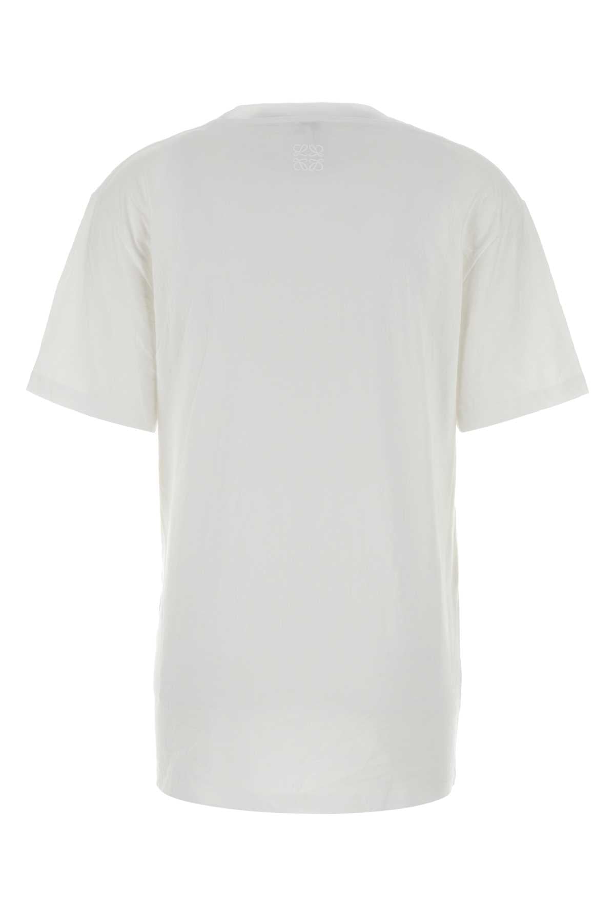 White Exterior: Polyester Cotton T-shirt