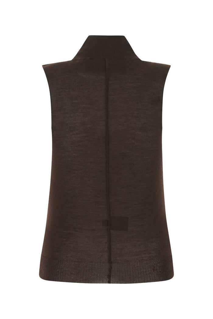 Chocolate Cashmere Top Brown Exterior: Maglie