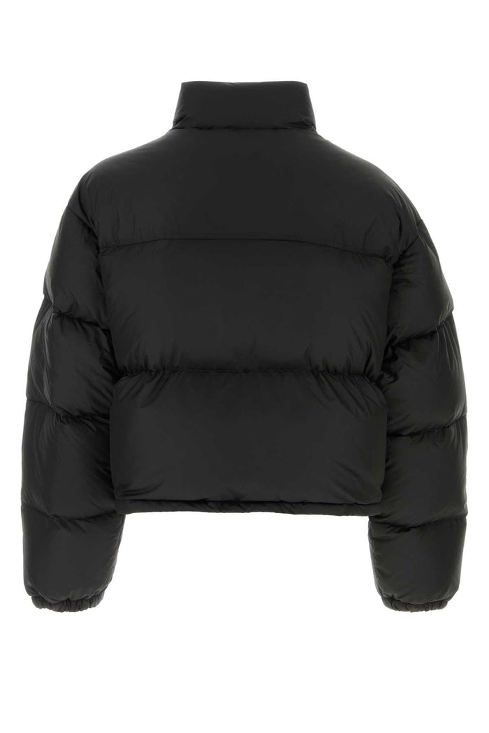 Black Polyester Down Jacket Piumini