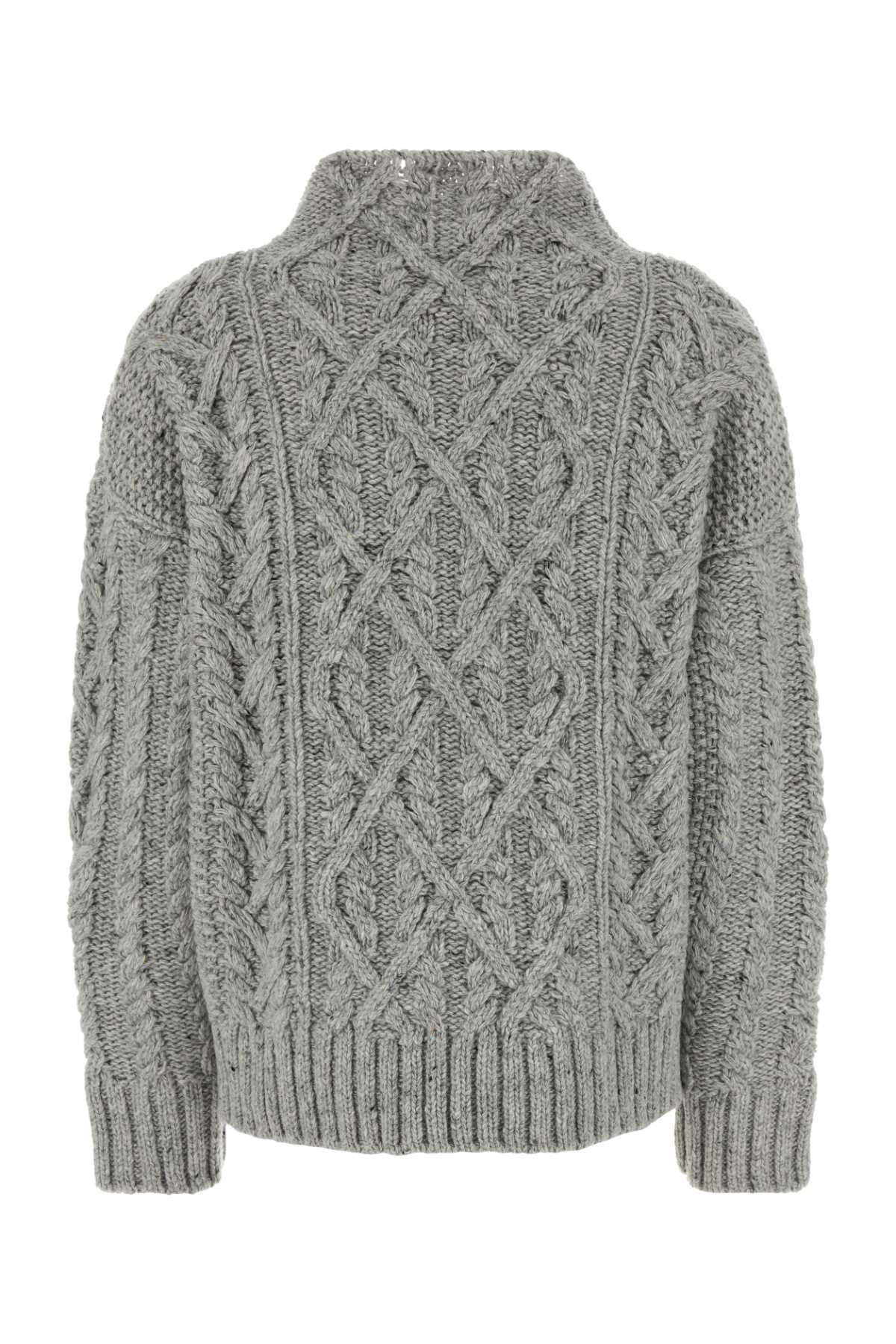 Grey Wool Sweater 111 Exterior: Virgin Maglieria